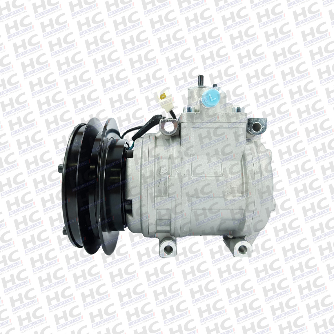 COMPRESSOR MODELO DENSO 10PA15 POLIA 1B 150MM 24V ESCAVADEIRA KOMATSU PC400 PÁ CARREGADEIRA WA120 - ND447201741, 42C0711210