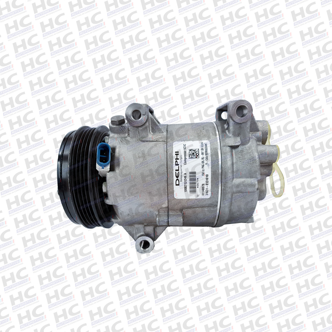 COMPRESSOR CVC POLIA 4PK 115MM 12V IVECO DAILY EURO F1 ORIGINAL DELPHI 504254001, 316318131010