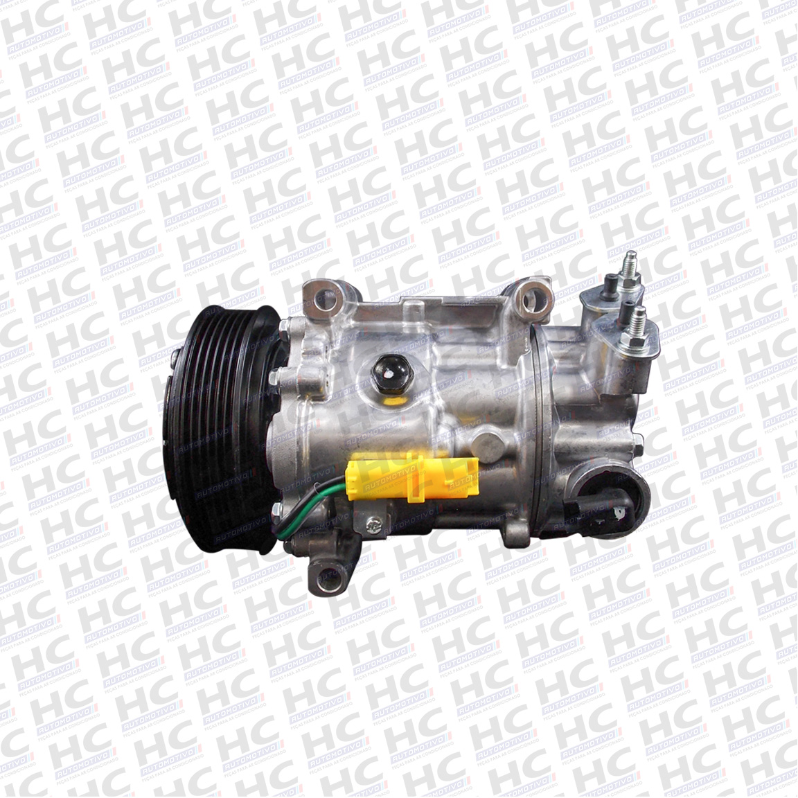 COMPRESSOR POLIA 6PK 123MM 12V PEUGEOT 308, 2008, 3008 CITROEN DS5 DS6 C4 LOUNGE 1.6 THP ORIGINAL DENSO YN437190-0980RC