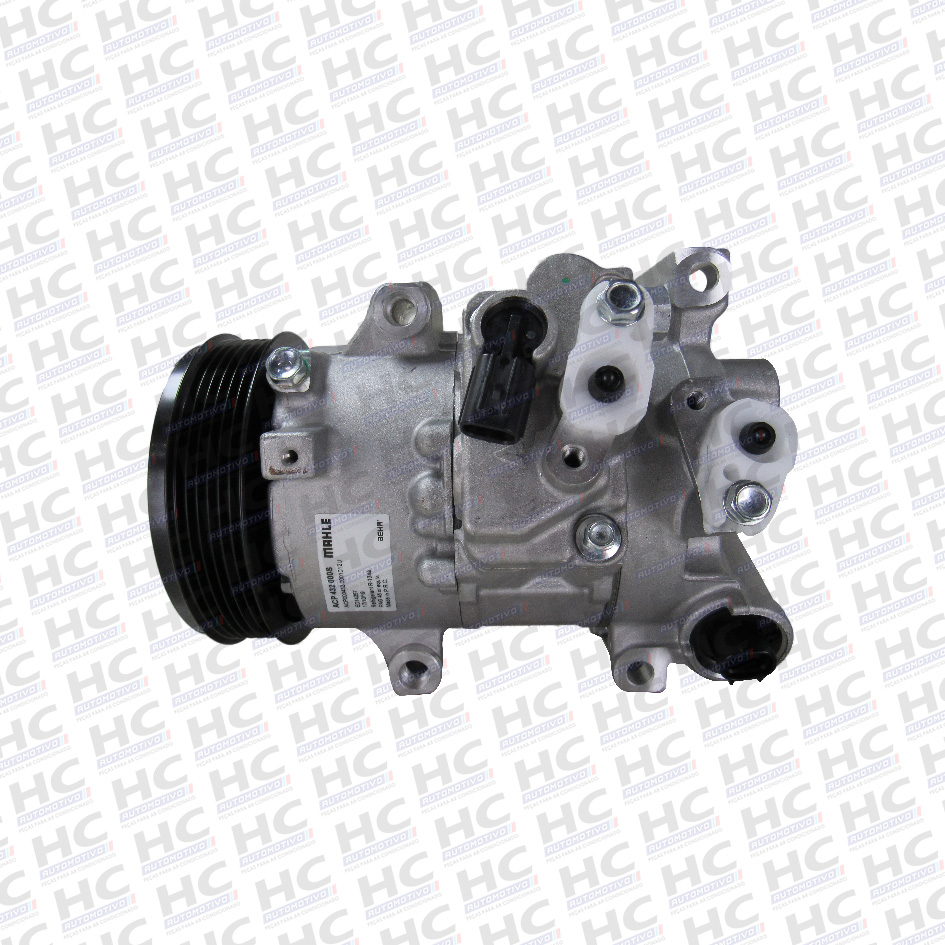 COMPRESSOR 6SES14C POLIA 6PK 125MM 12V TOYOTA COROLLA 1.8 2011 > 2013 2 VÁLVULAS TORRE ORIGINAL MAHLE ACP432, 88310-68032, 