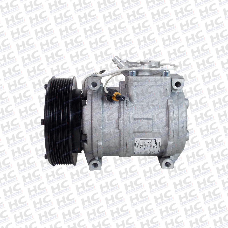 COMPRESSOR MODELO DENSO 10PA17 POLIA 8PK 140MM 12V JOHN DEERE COLHEDORA DE CANA 3510 3520 ACTEC MAX