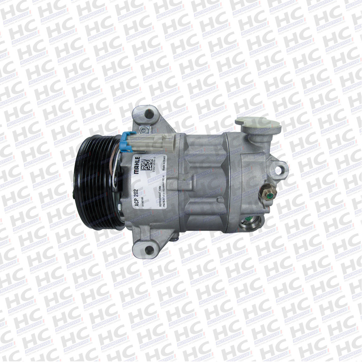 COMPRESSOR CVC POLIA 6PK 105MM 12V GM CHEVROLET VECTRA 2.0 2.2 2.4 2001 - 2005 MAHLE ORIGINAL ACP202 93381629