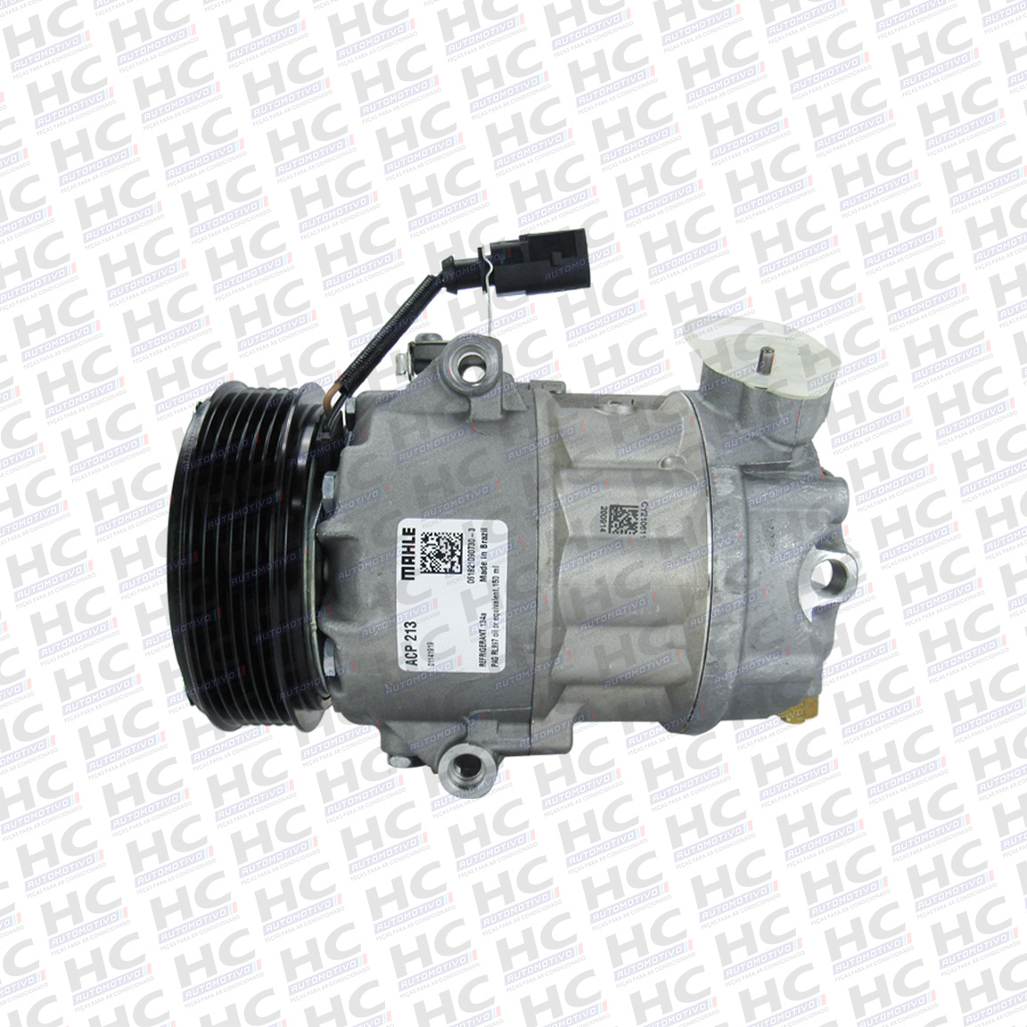 COMPRESSOR CVC POLIA 6PK 110MM 12V VW VOLKSWAGEN FOX CROSSFOX VOYAGE POLO ORIGINAL MAHLE ACP213, 5Z0820803