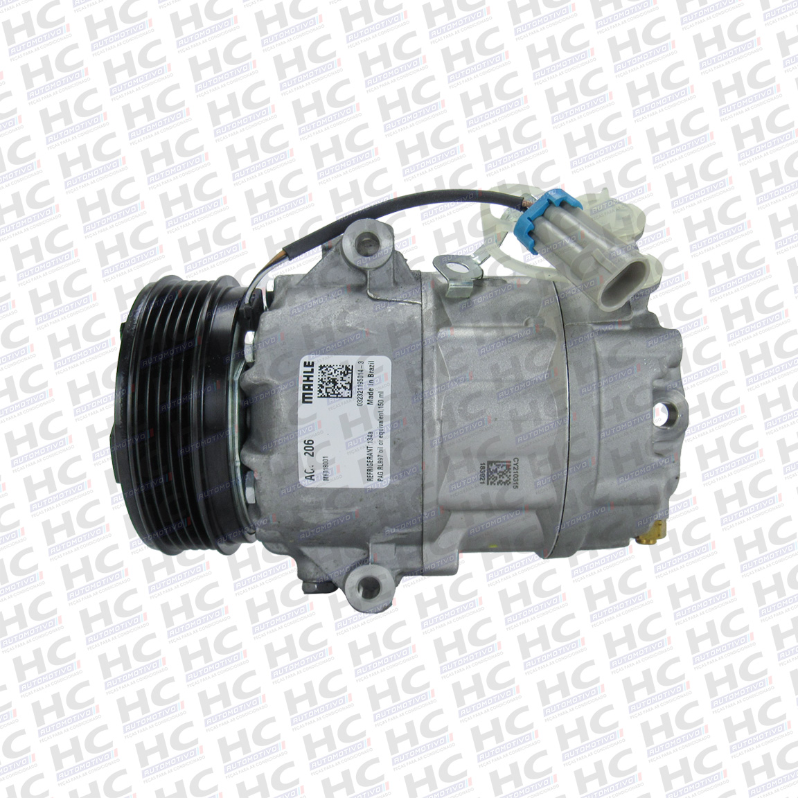 COMPRESSOR CVC POLIA 5PK 109MM 12V GM CHEVROLET AGILE 1.0 1.4 2009 - 2015 MONTANA 2011> ORIGINAL MAHLE CS20078 94778794, 52149057,