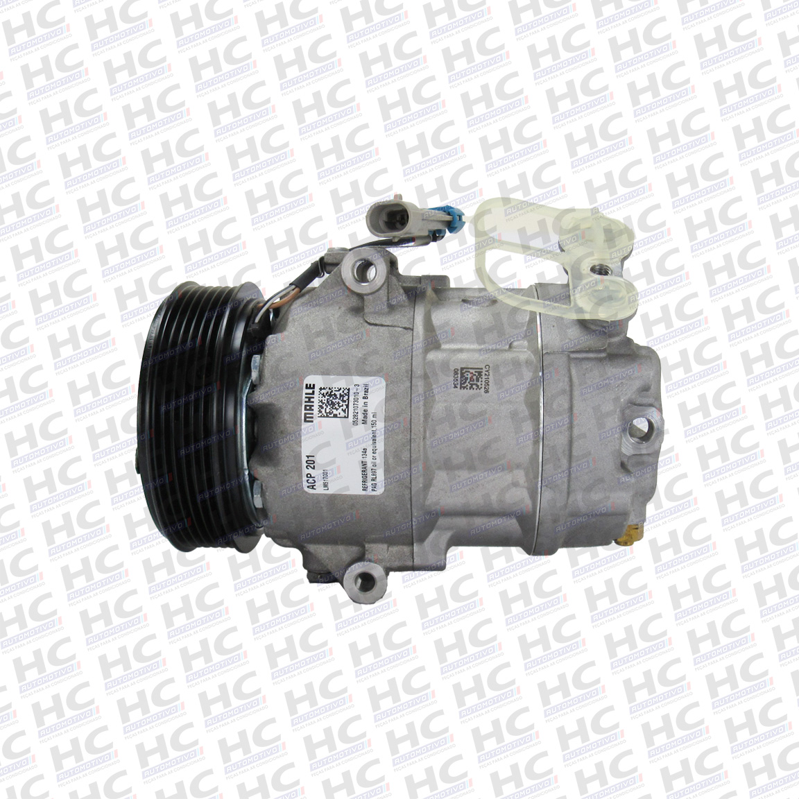 COMPRESSOR CVC POLIA 6PK 110MM 12V GM CHEVROLET ASTRA VECTRA 2006>2011 ZAFIRA ORIGINAL MAHLE 93380698, ACP201