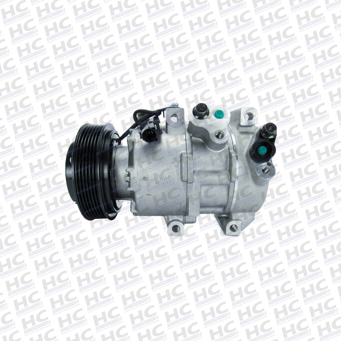 COMPRESSOR MODELO HALLA POLIA 6PK 12V HYUNDAI SANTA FÉ 3.0 2010 - 2015, AZERA 2008>2011, KIA SORENTO 2007 - 2009- 8957465