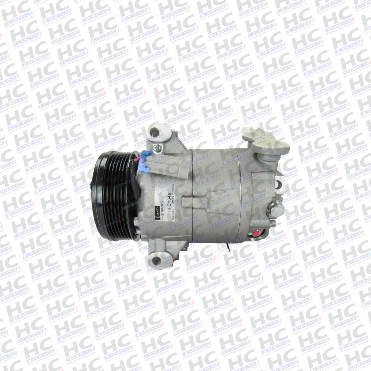 COMPRESSOR CVC POLIA 6PK 109MM 12V GM CHEVROLET S10 BLAZER 2.2 2.4 2.8 2000 - 2012 ORIGINAL DENSO YN437190-0631RC, 93298740