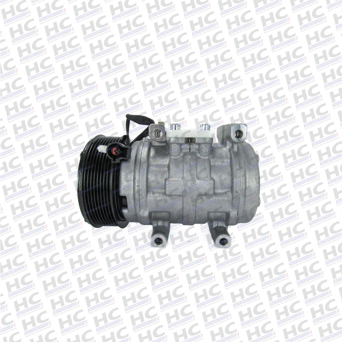 COMPRESSOR DENSO 10P15 PASSANTE 8PK 120MM 12V FORD F250 F350 F400 MOTOR CUMMINS - 4C3519D629AB