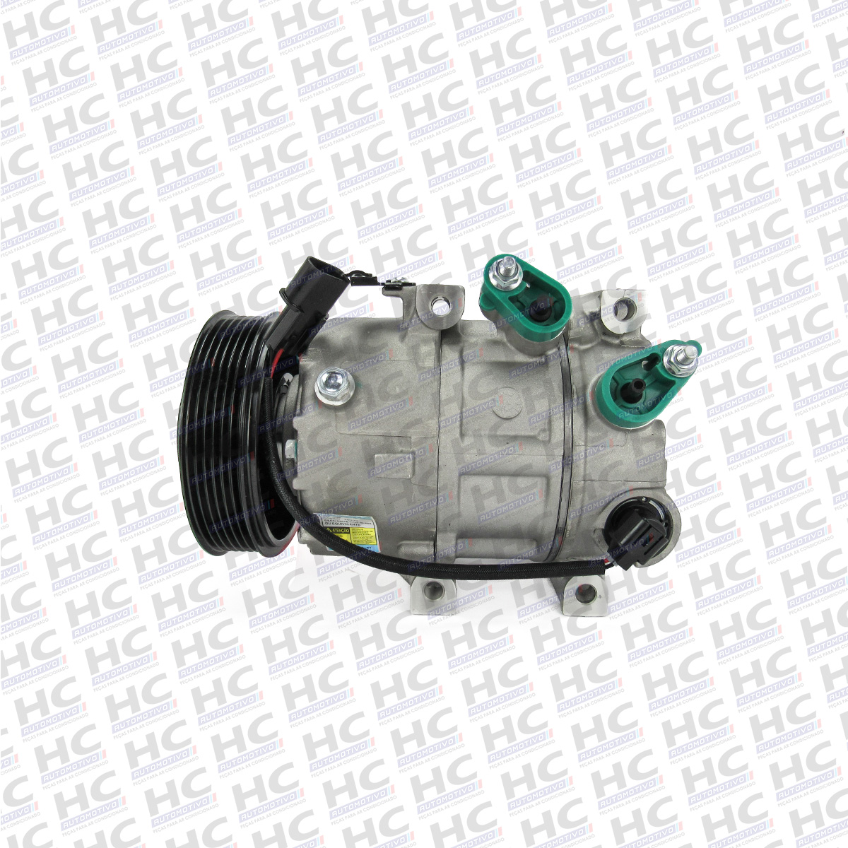 COMPRESSOR HCC VS16N POLIA 06PK 118MM 12V HYUNDAI SONATA 2.4 2012> AZERA 3.0 2012> ORIGINAL DELPHI CS20424