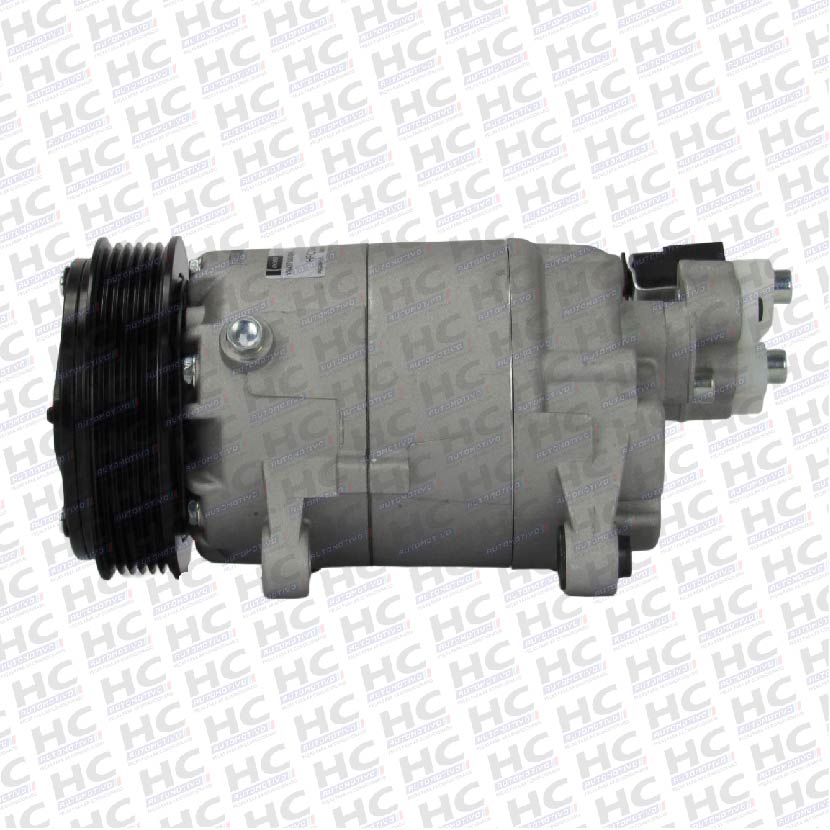 COMPRESSOR CVC POLIA 6PK 119MM 12V VW VOLKSWAGEN GOLF BORA NEW BEETLE 1.6 2.0 1999 -2012 AUDI A3 1.6 1999 - 2006 ORIGINAL DENSO YN437190-0841RC, 1JE820803 