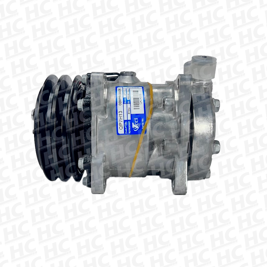 COMPRESSOR UNIVERSAL SANDEN 7H13 8 ORELHAS POLIA 2A 12V ORIGINAL TCCI - U7312 102535, 197315