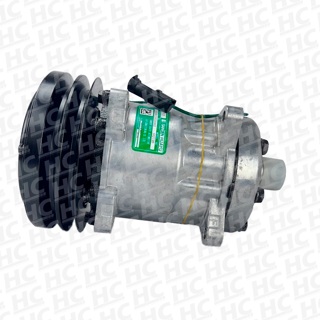 COMPRESSOR 7H15 8ORELHAS POLIA 2A 152MM 12V COLHEITADEIRA CASE NEW HOLLAND TC5070 5090 SANDEN SINGAPURA, 