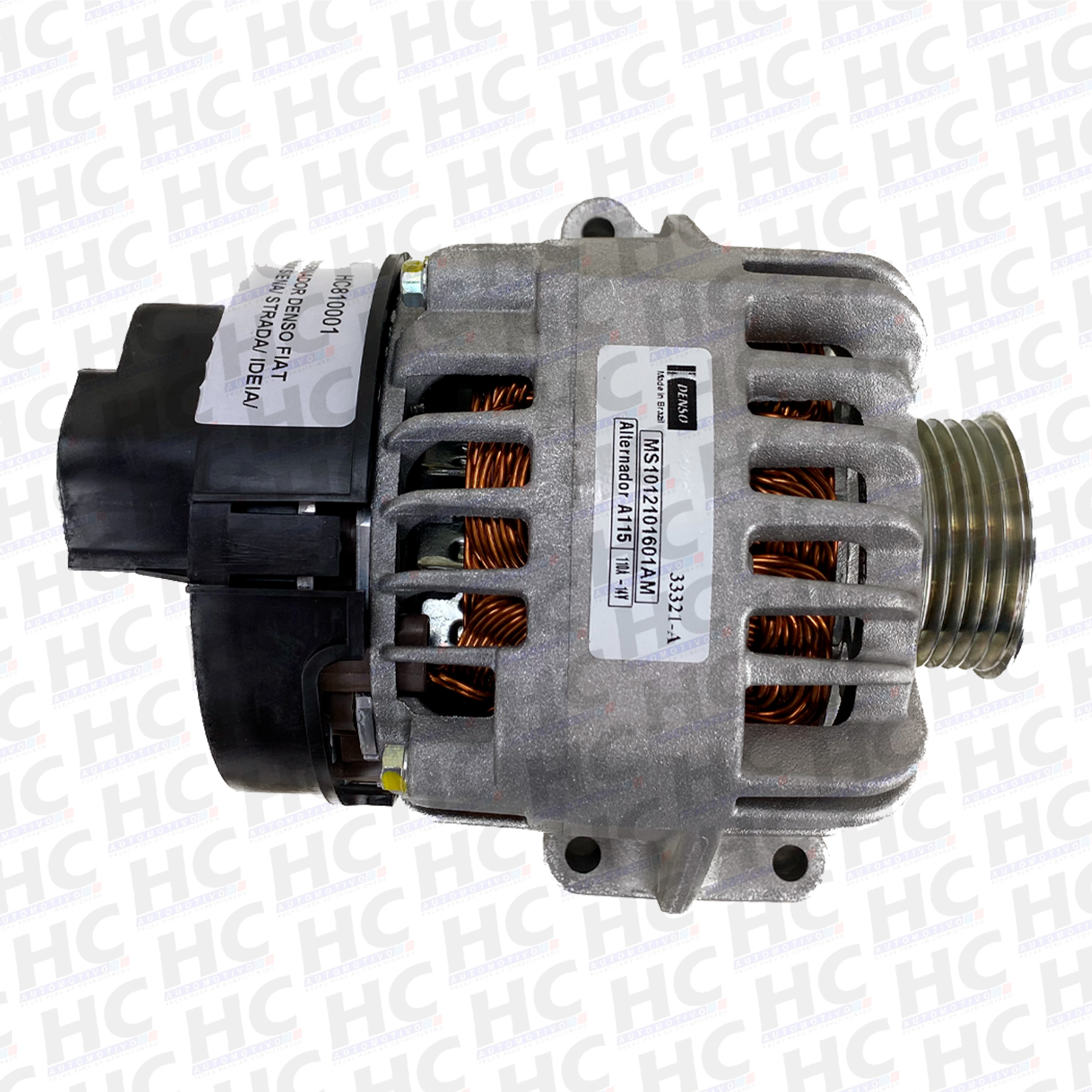 ALTERNADOR 110A FIAT PALIO STRADA SIENA IDEA PUNTO LINEA MOTOR FIRE 1.0 1.4 2006> ORIGINAL DENSO BC1012102150RC