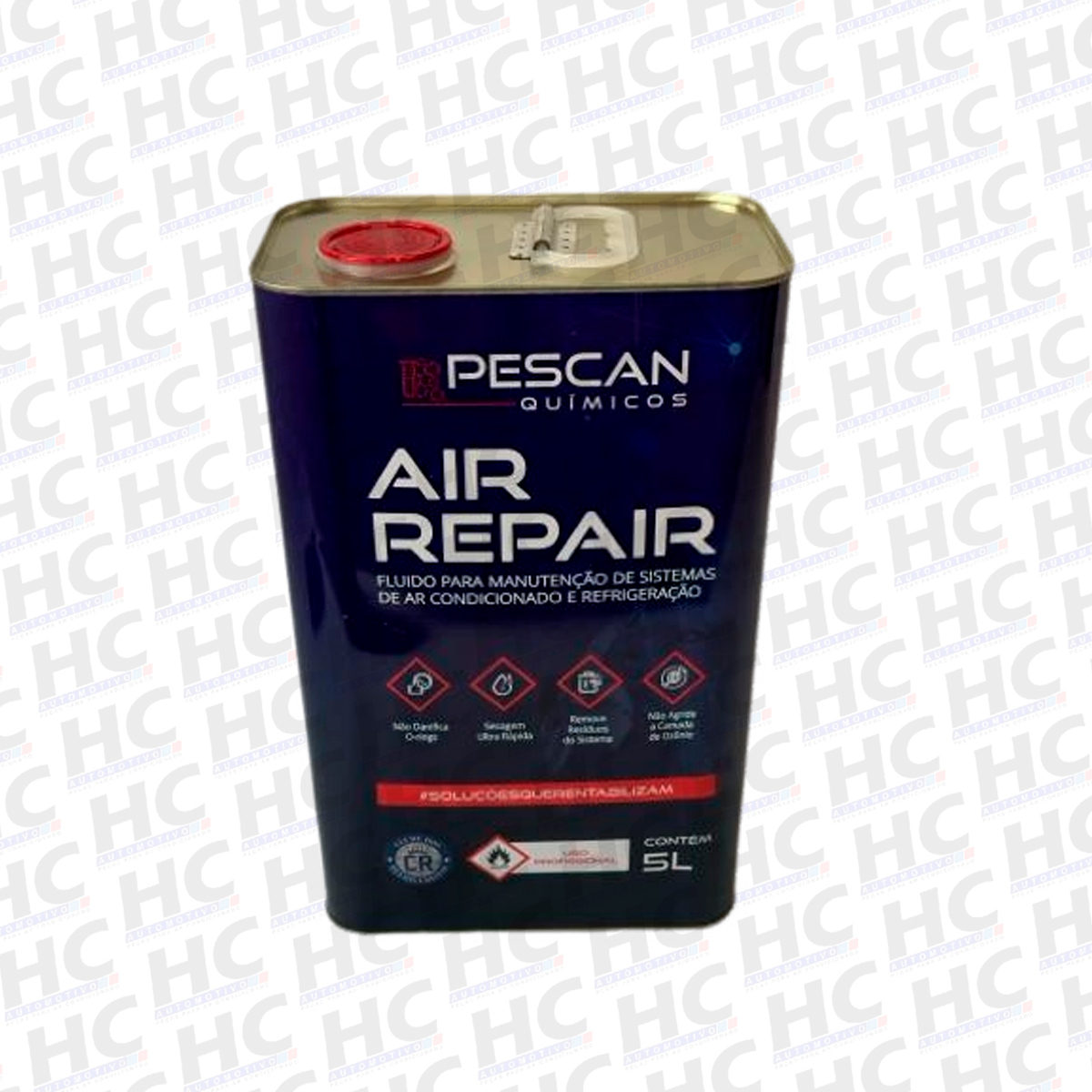 PRODUTO PARA LIMPEZA AR CONDICIONADO AUTOMOTIVO PESCAN AIR REPAIR 5L