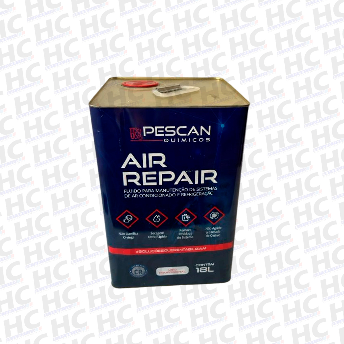 PRODUTO PARA LIMPEZA AR CONDICIONADO AUTOMOTIVO PESCAN AIR REPAIR 18L