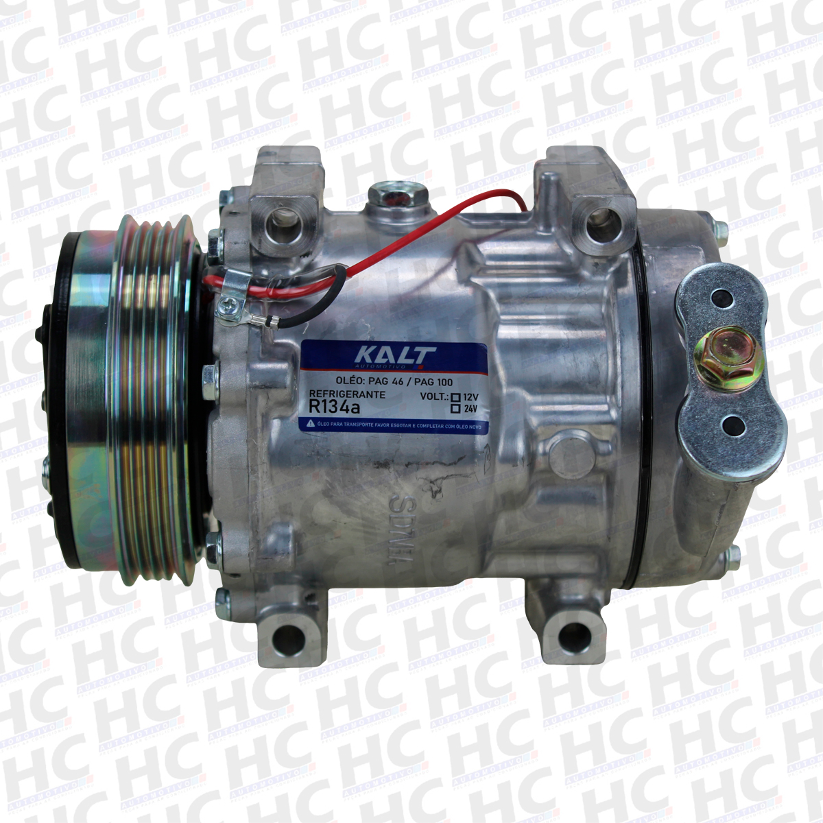 COMPRESSOR SD7V16 POLIA 4PK 115MM 12V FIAT DUCATO MULTIJET, CITROEN JUMPER, PEUGEOT BOXER 2006 > 2018 ORIGINAL SANDEN - 71721759, 1822 50438435,