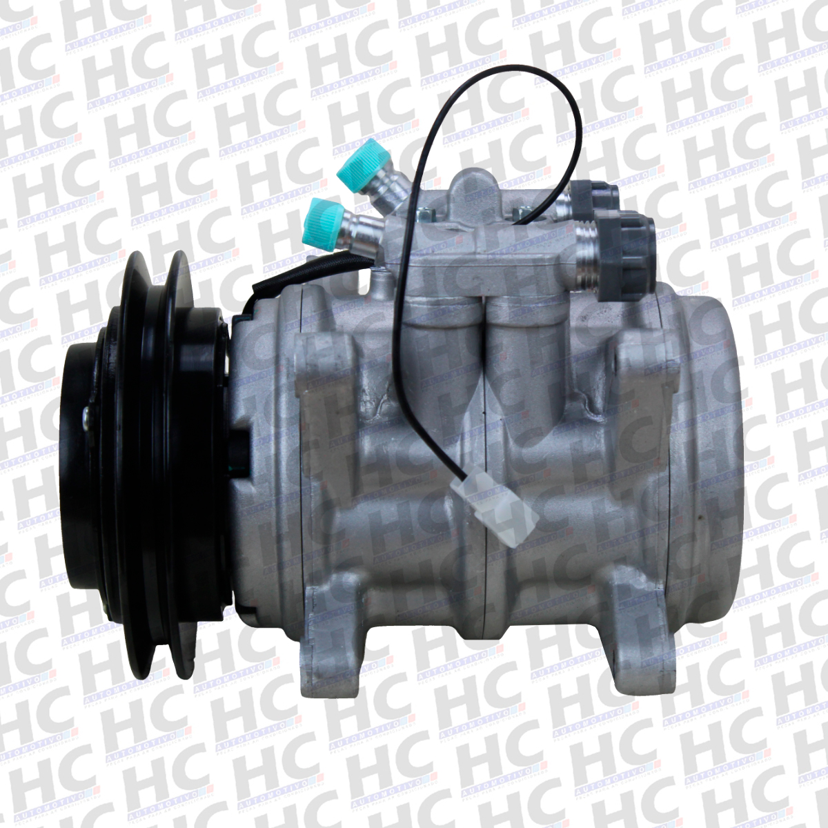 COMPRESSOR 6P148 POLIA 1A 142MM 12V VOLKSWAGEN VW SANTANA, GOL, SAVEIRO, PARATI MOTOR AP 1.8, NEW HOLLAND TC57, TC59 MAGNETI MARELLI 8FK351339721, CPMM7004UV