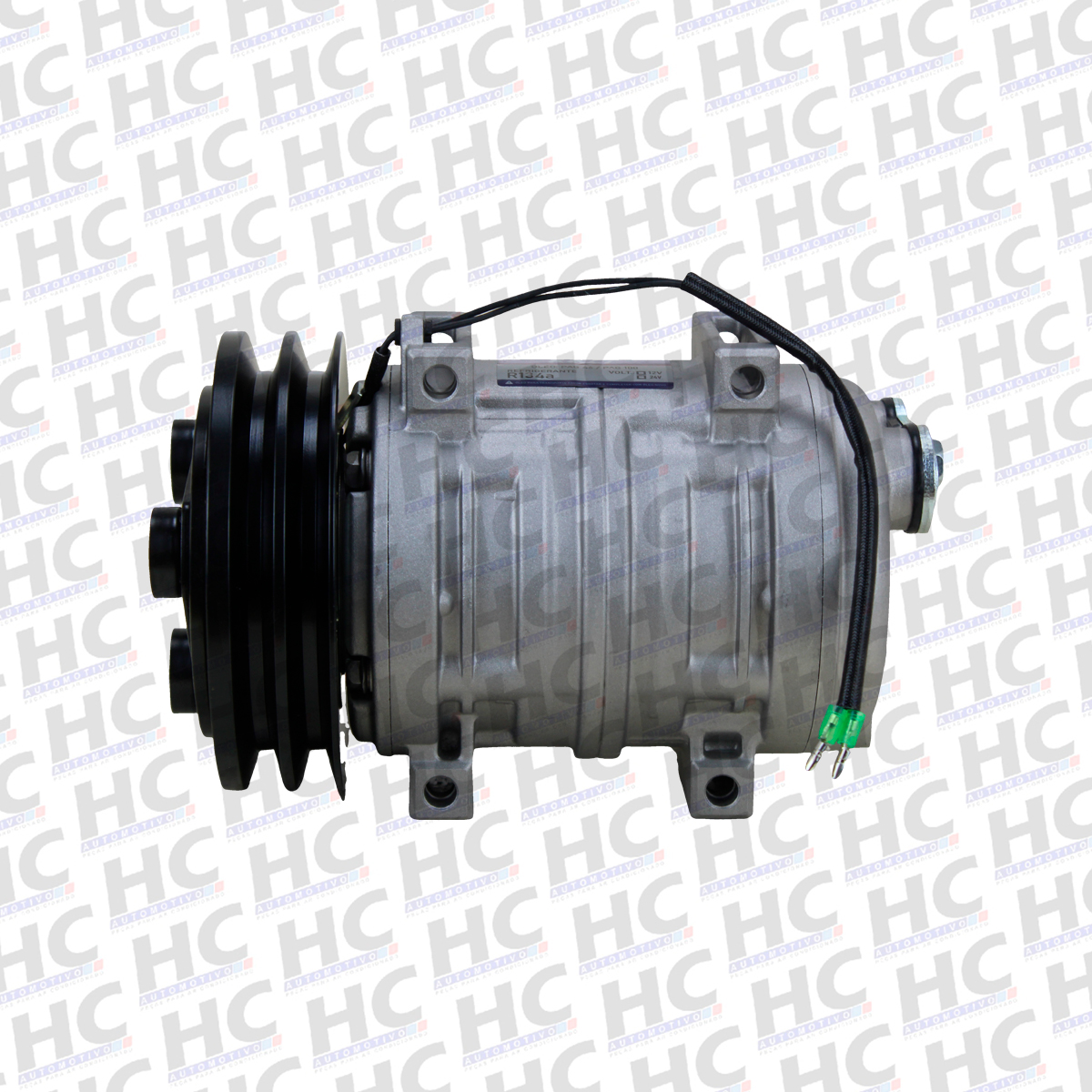 COMPRESSOR TM21 PASSANTE POLIA 2A 1454MM 12V RETROESCAVADEIRA 416E 420E CATERPILLAR 2144302