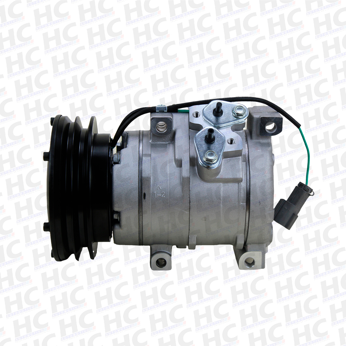 COMPRESSOR DENSO 10S17 POLIA 1B 151MM 24V ESCAVADEIRA KOMATSU PC200 SÉRIE 7, 20Y-979-6121 ND447220-4051 418S623161