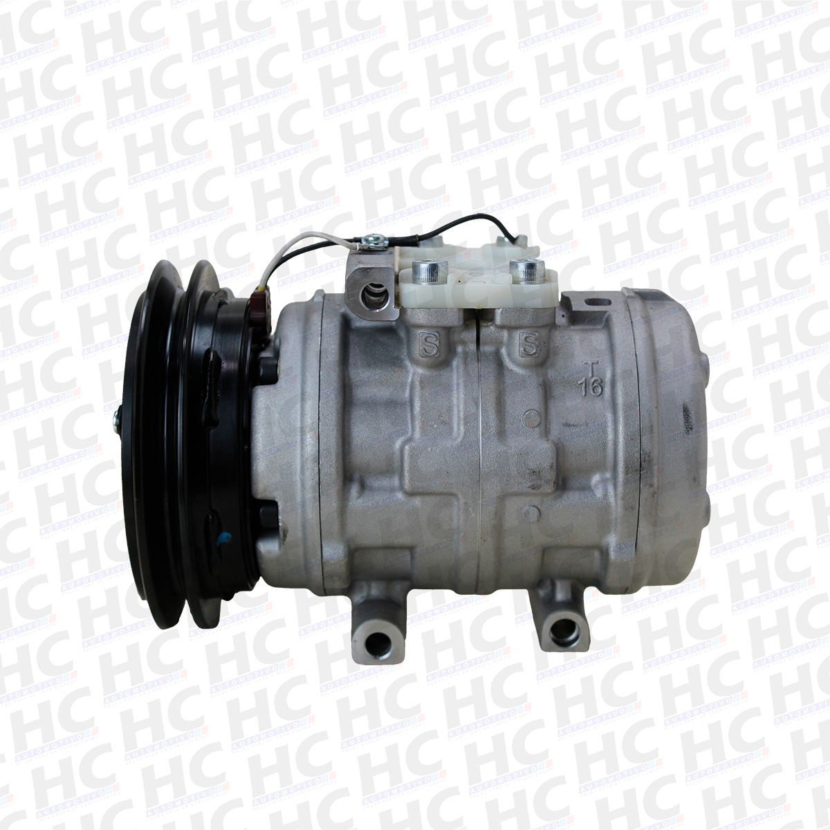 COMPRESSOR 10P15 PASSANTE POLIA 1A 12V MITSUBISHI L200 2.5 2005> 2012 PAJERO SPORT, OUTLANDER ORIGINAL DENSO BC 447190979