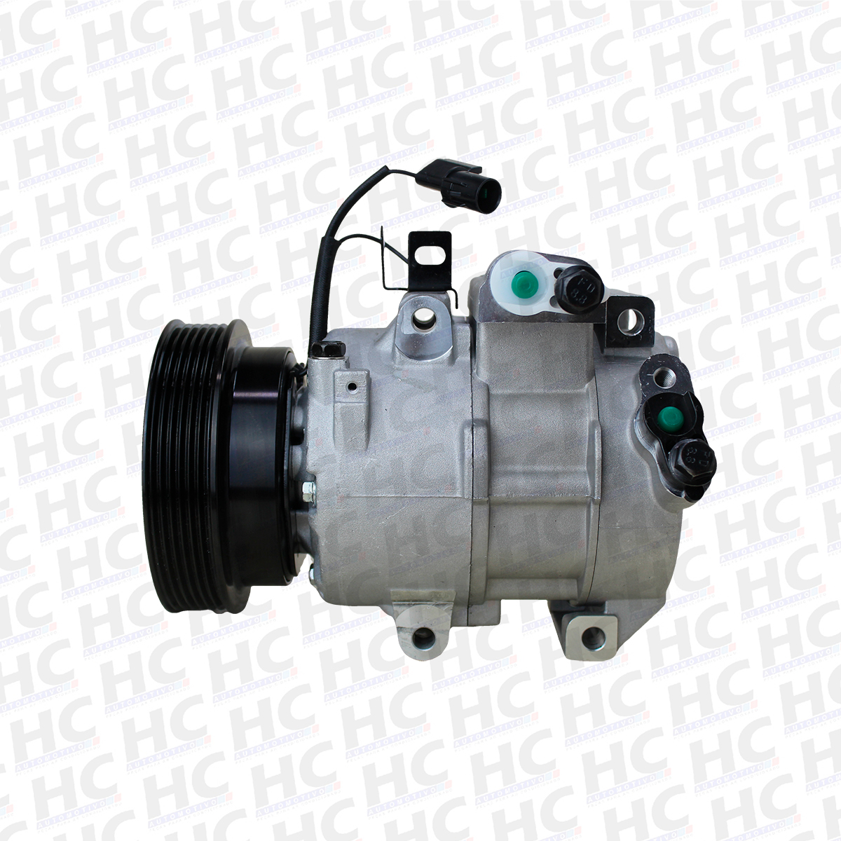 COMPRESSOR DV13 POLIA 6PK 125MM 12V KIA CERATO 2008 > 2013 HYUNDAI VELOSTER 2011> 977011M130M