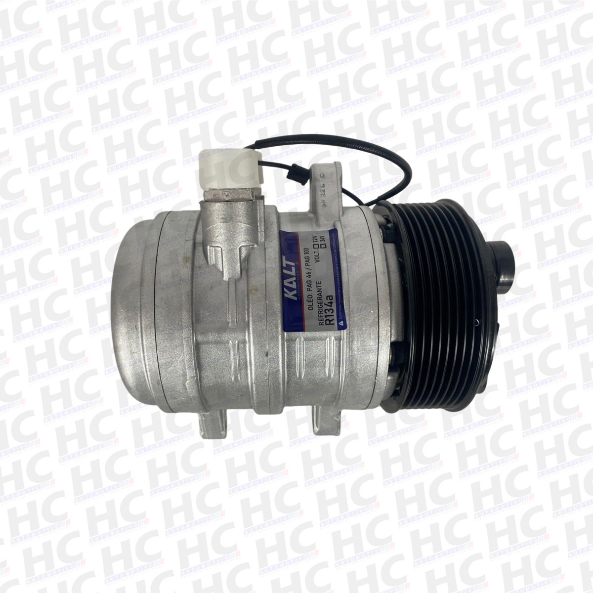 COMPRESSOR SELTEC VALEO TM08 HD POLIA 8PK 119MM 12V MINI CARREGADEIRA CATERPILLAR 2186833 6681716