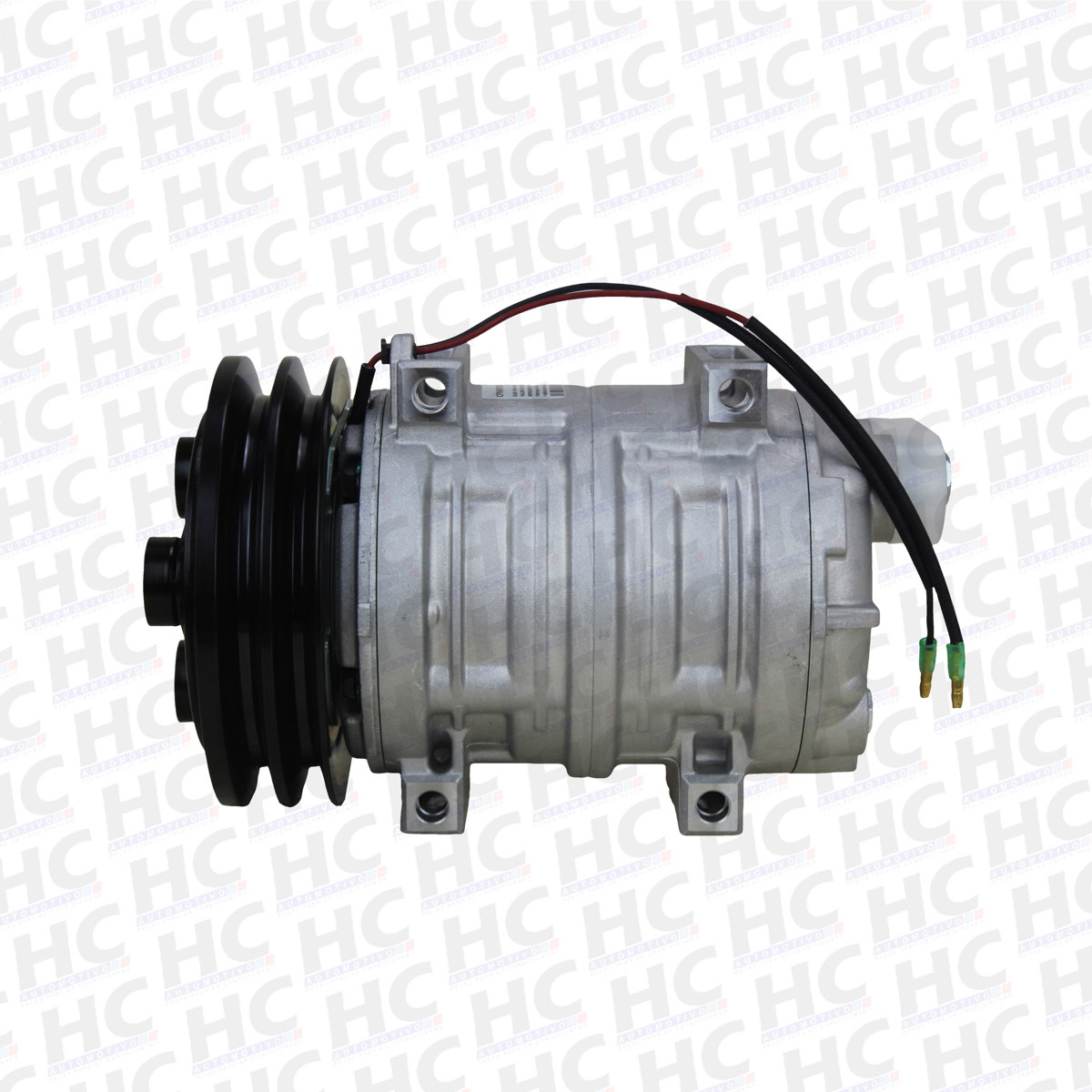 COMPRESSOR TM21 PASSANTE POLIA 2A 1454MM 12V RETROESCAVADEIRA 416E 420E CATERPILLAR MAGNETI MARELLI