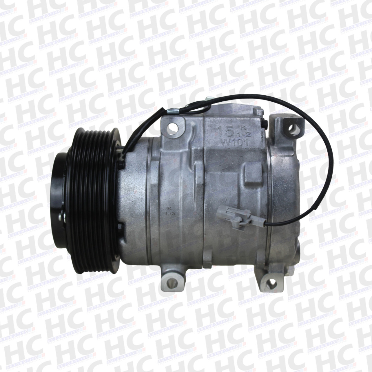 COMPRESSOR MODELO DENSO 10S15 POLIA 7PK 120MM 12V TOYOTA HILUX, SW4 TRATOR NEW HOLLAND TM7010, 7020, 7040 87342868, 4471406160 KALT