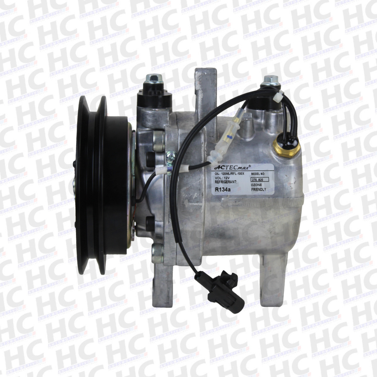 COMPRESSOR SV06E POLIA 1A 118MM 12V MINI ESCAVADEIRA CATERPILLAR 303SE 2834170