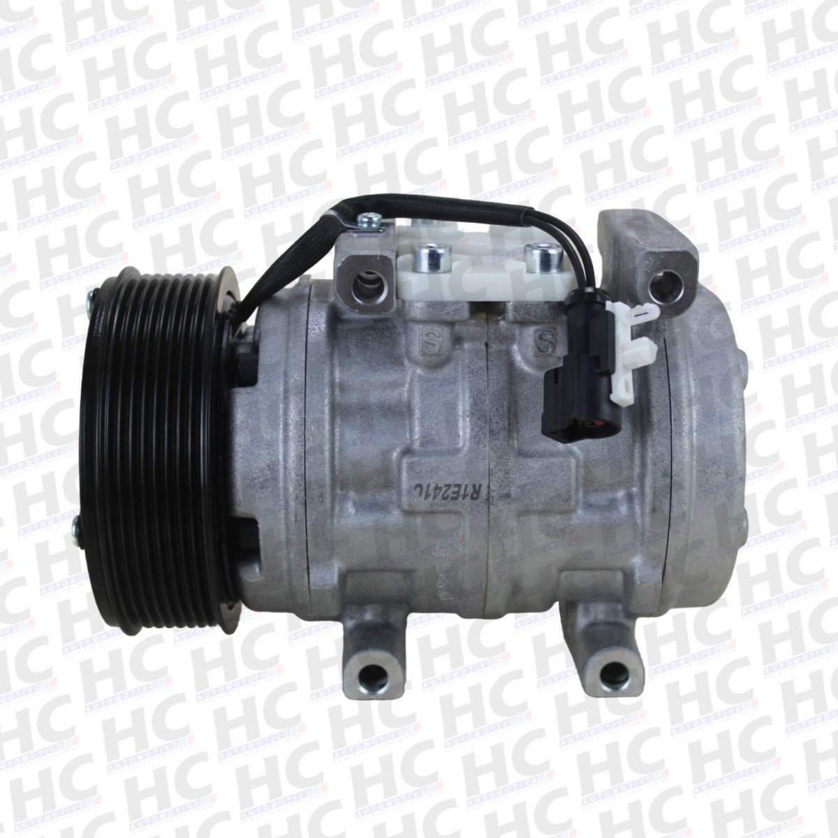 COMPRESSOR DENSO 10P15 PASSANTE 8PK 120MM 12V FORD F250 F350 F400 MOTOR CUMMINS - 4C3519D629AB