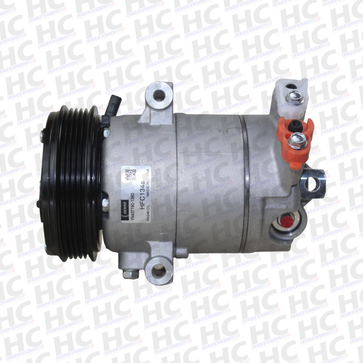 COMPRESSOR CVC POLIA 5PK 119MM 12V FIAT MOBI 1.0, NOVO UNO 1.0 1.3, ARGO CRONOS 1.3 MOTOR 3CC FIREFLY ORIGINAL DENSO ACP223 YN437190-1360RC