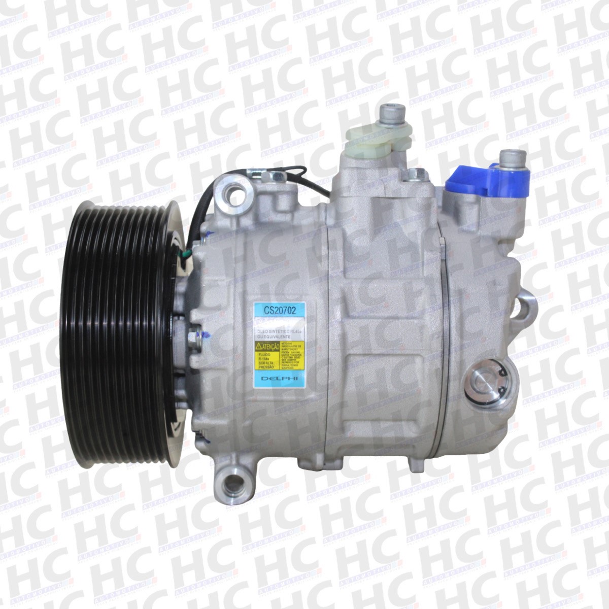 COMPRESSOR 7SBU16C POLIA 11PK 135MM 24V CAMINHÃO MERCEDES BENZ ACTROS ORIGINAL DELPHI CS20702 A5412300411