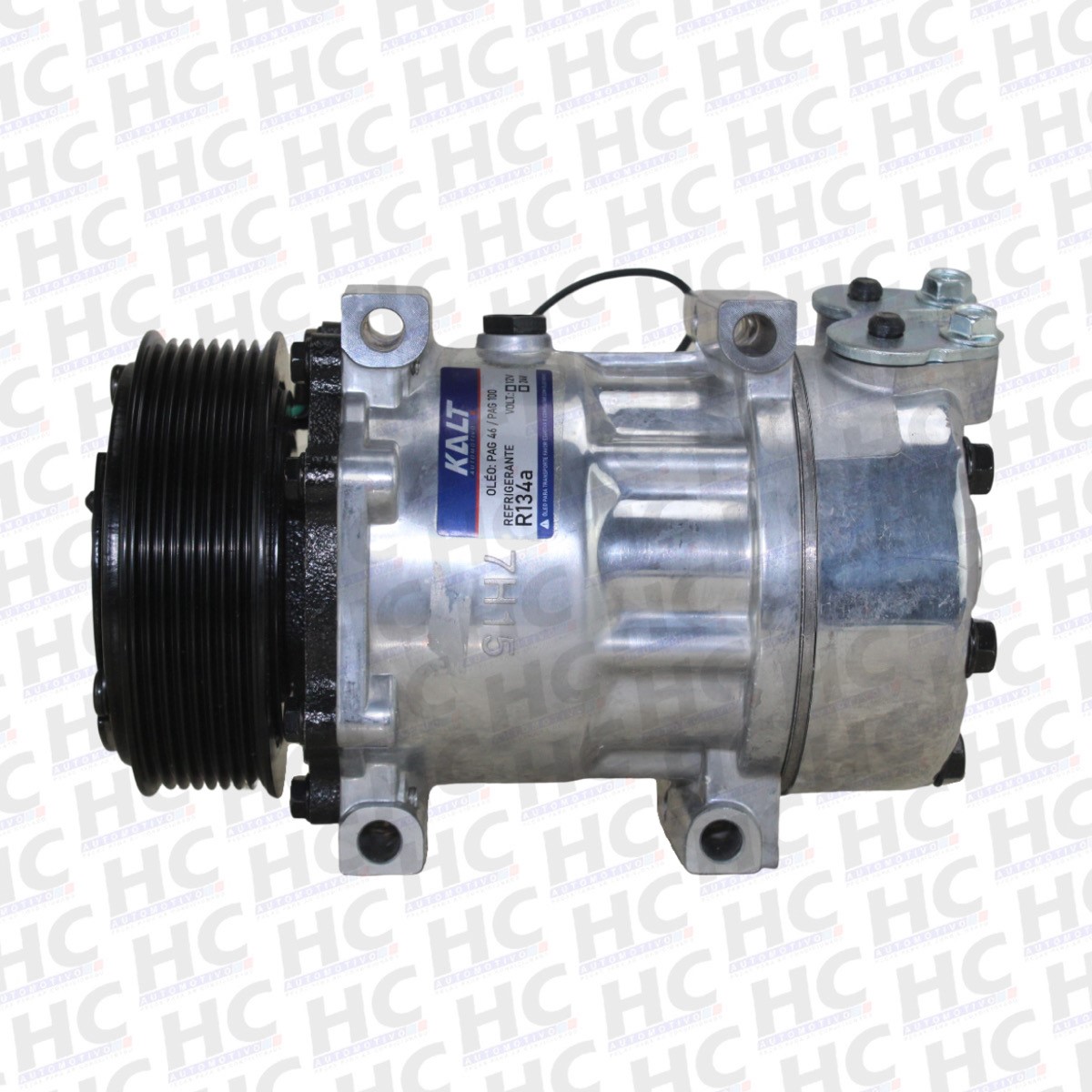 COMPRESSOR 7H15 PASSANTE POLIA 8PK 119 24V CAMINHÃO SCANIA PGR 2008 - 2012 KALT 1888033