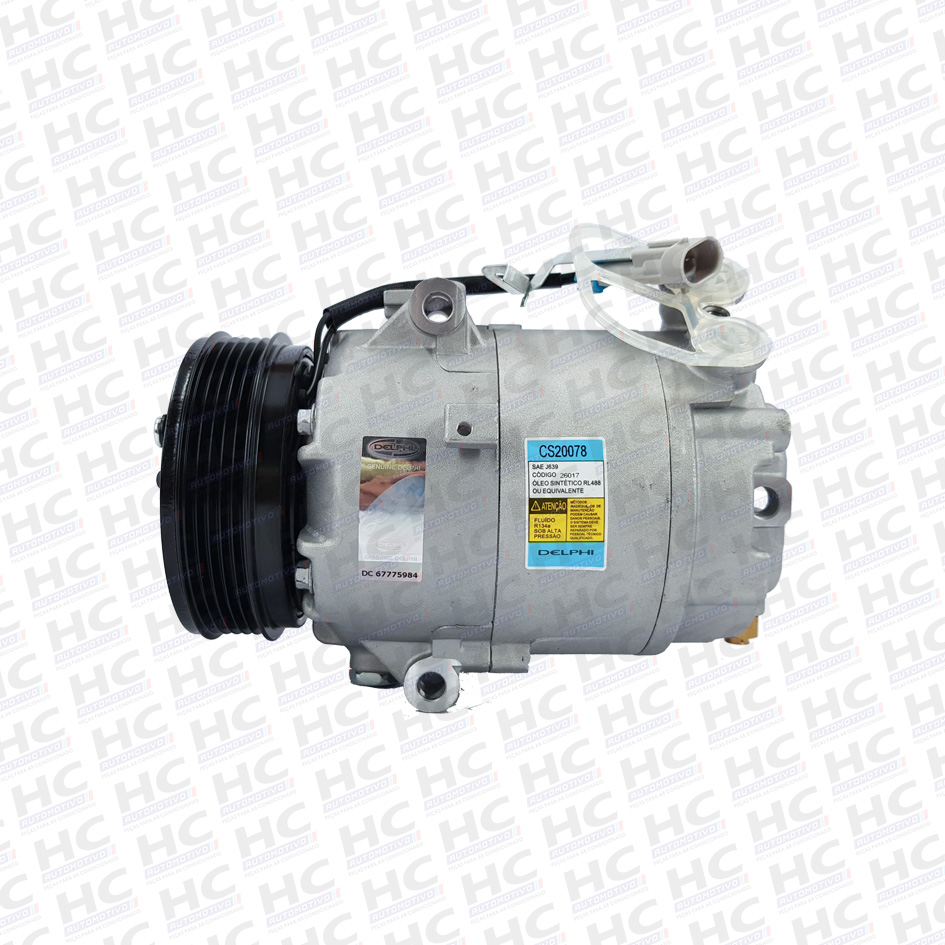 COMPRESSOR CVC POLIA 5PK 109MM 12V GM CHEVROLET AGILE 1.0 1.4 2009 - 2015 MONTANA 2011> ORIGINAL DELPHI CS20078 94778794, 52149057,