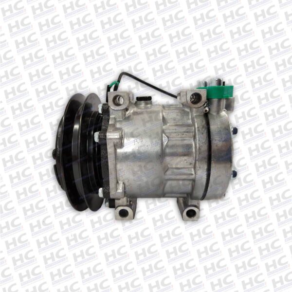 COMPRESSOR SANDEN 7H13 1B 24V NEW HOLLAND 321R CASE CX220B KOMATSU -TDKR151350S, 1892746, YX91V00001F1