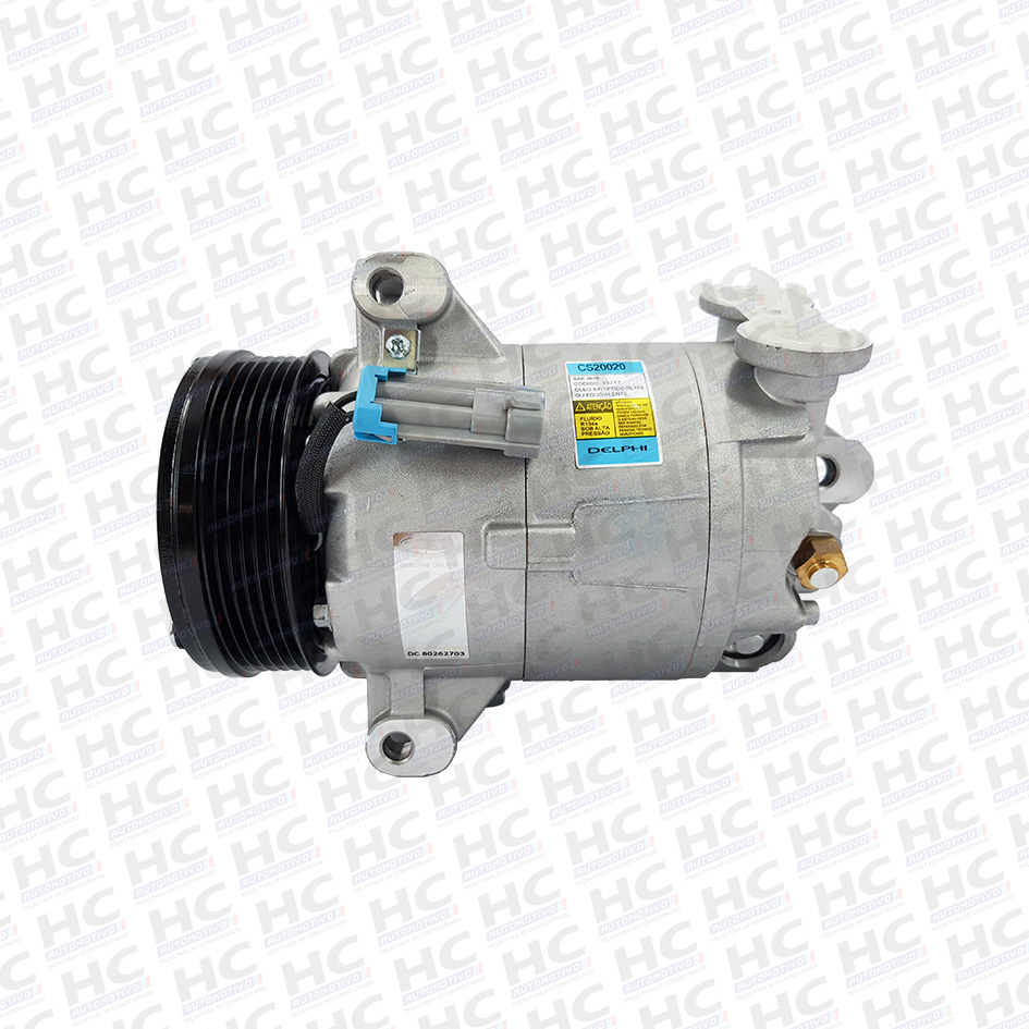 COMPRESSOR CVC POLIA 6PK 109MM 12V GM CHEVROLET S10 BLAZER 2.2 2.4 2.8 2000 - 2012 ORIGINAL DELPHI CS20020 93381793, 94763439, 93298740