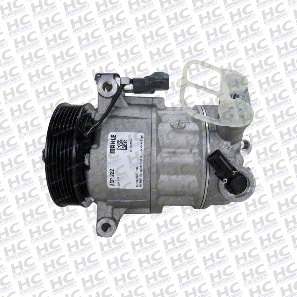 COMPRESSOR CVC POLIA 6PK 138MM 12V FIAT TORO FLEX 2.4, JEEP COMPASS 2.0 2.4 2017> ORIGINAL MAHLE ACP222, 52094153, 53349623, 