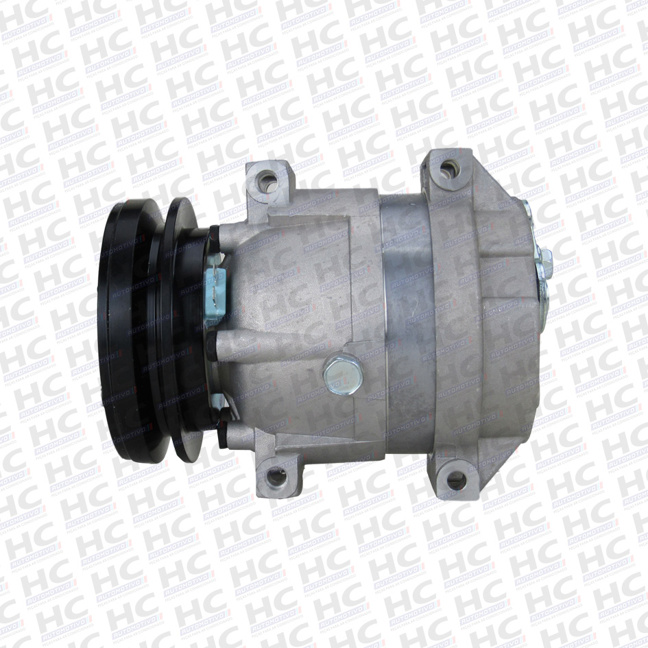 COMPRESSOR HARRISON V5 POLIA 1A 130MM 24V ESCAVADEIRA XCMG, ESCAVADEIRA HYUNDAI 160 170 210 SÉRIE 7 1Q690041, 11Q6-90041, ASW00258A