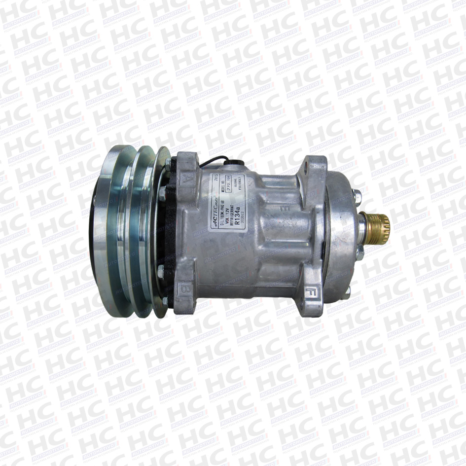 COMPRESSOR 7H15 8ORELHAS POLIA 2A 152MM 12V COLHEITADEIRA CASE NEW HOLLAND TC5070 5090 SD4609 86993462