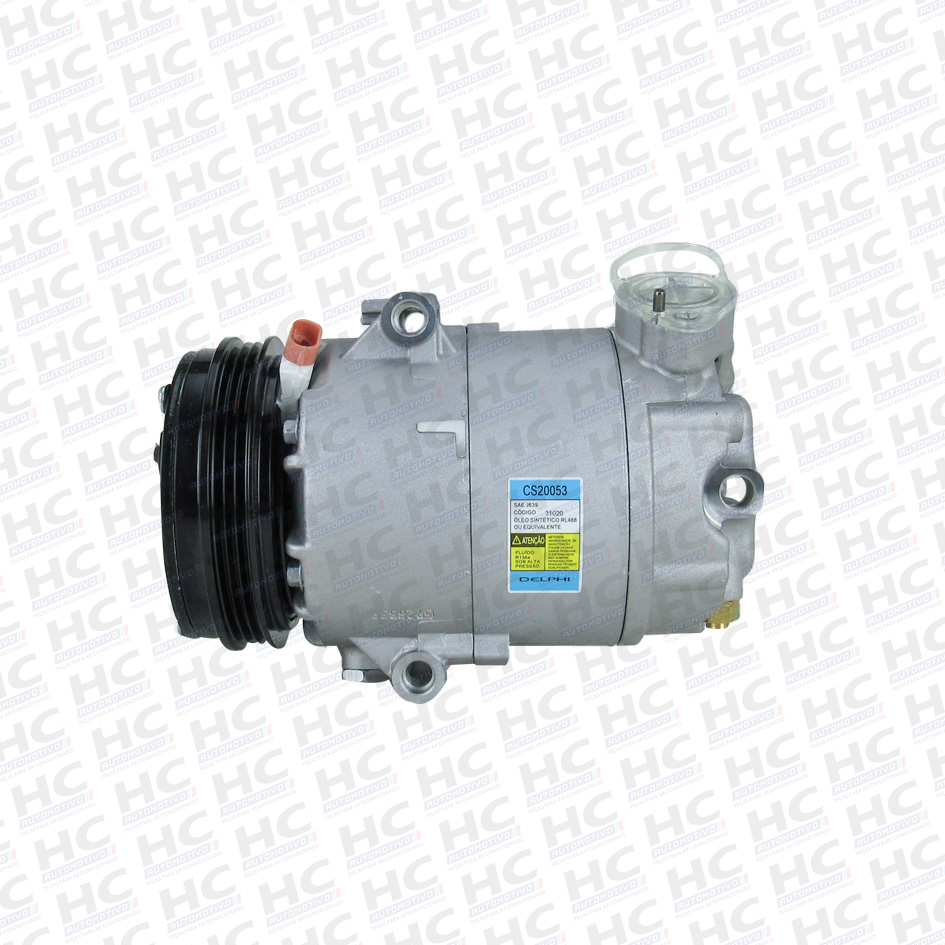 COMPRESSOR CVC POLIA 3PK 110MM 12V VW VOLKSWAGEN GOL VOYAGE SAVEIRO 1.0 1.6 G5 G6 G7 FOX CROSSFOX POLO ORIGINAL DELPHI CS20053, 5U0820803K 