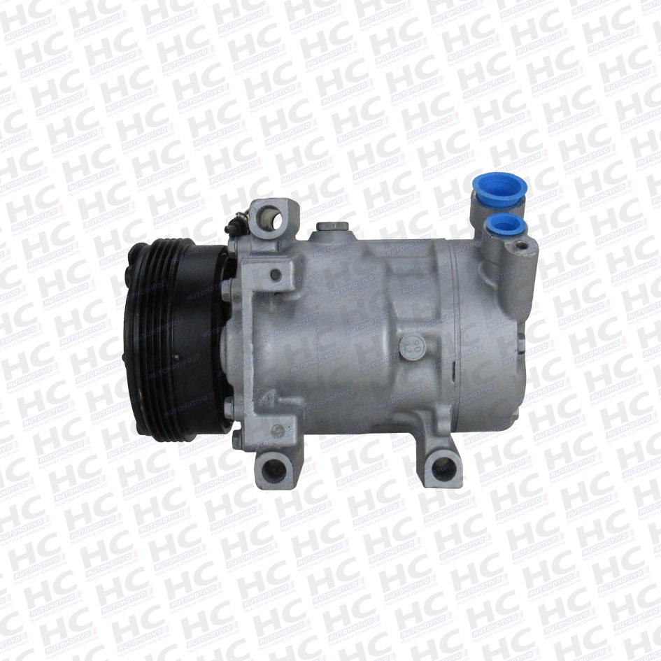 COMPRESSOR SD6V12 3 PASSANTES POLIA 4PK 110MM 12V RENAULT SANDERO, LOGAN, CLIO 1.0 2007 > 2014 PEUGEOT 206 SEMI-NOVO 8200840899