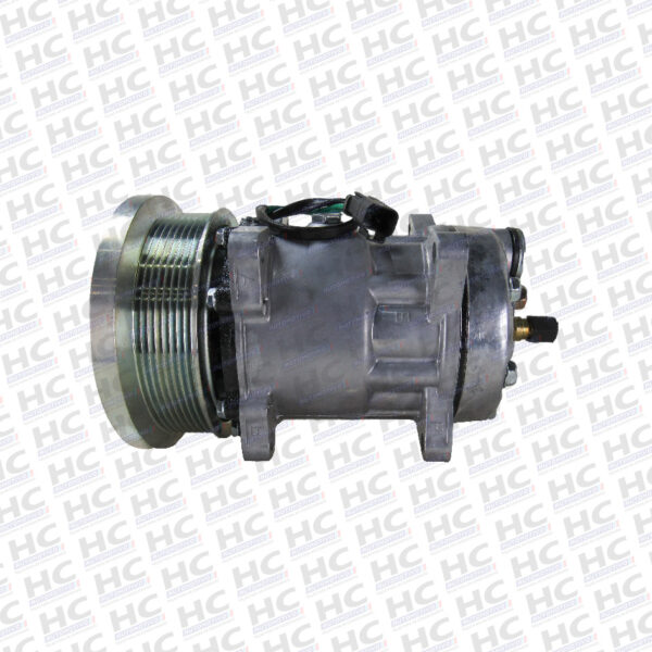 COMPRESSOR 7H15 8 ORELHAS POLIA 8PK 130MM 24V COMPACTADOR CATERPILLAR 836H - 1419676, 2180324