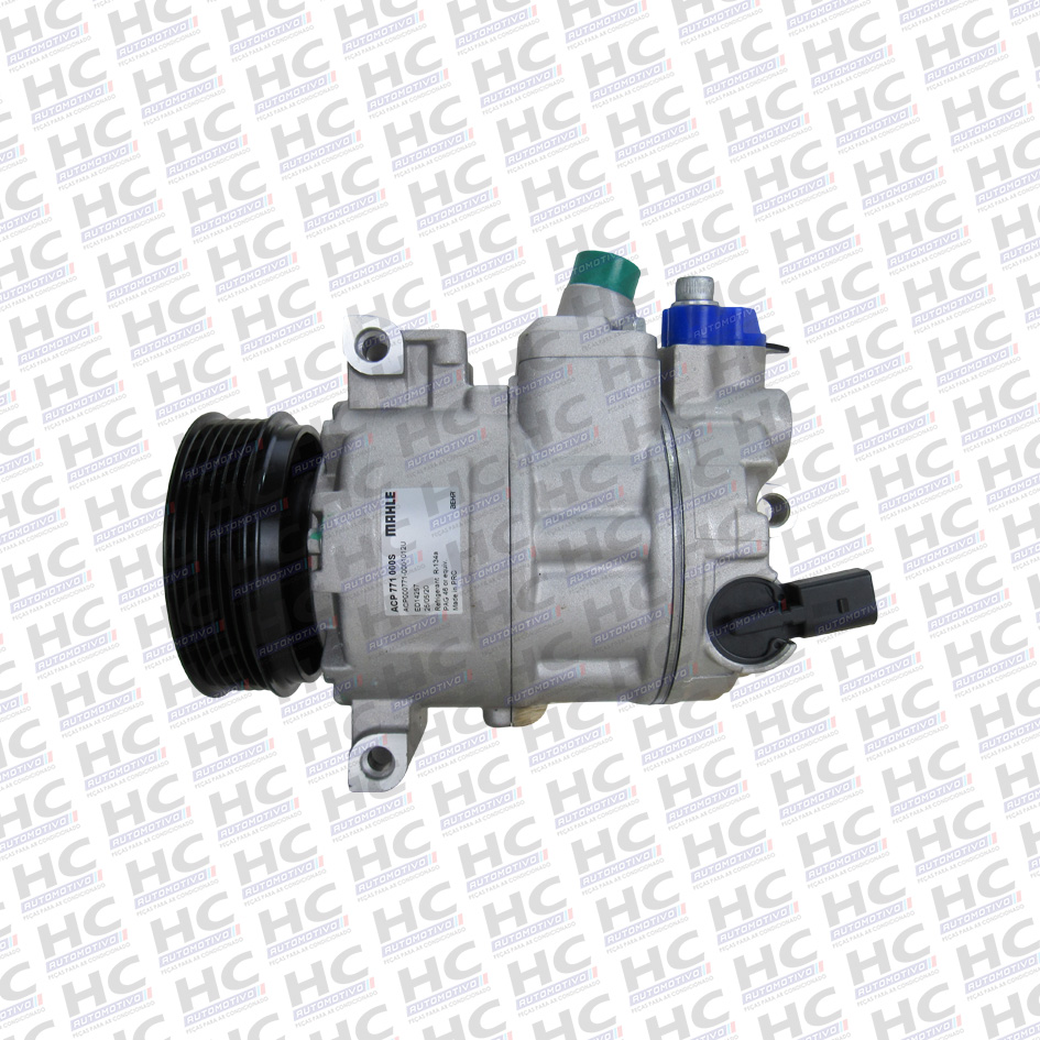 COMPRESSOR 6SEU14C POLIA 6PK 105MM 12V VW VOLKSWAGEN AMAROK 2.0 DIESEL 2010 - 2017 MAHLE ORIGINAL ACP771, 7E0820803J