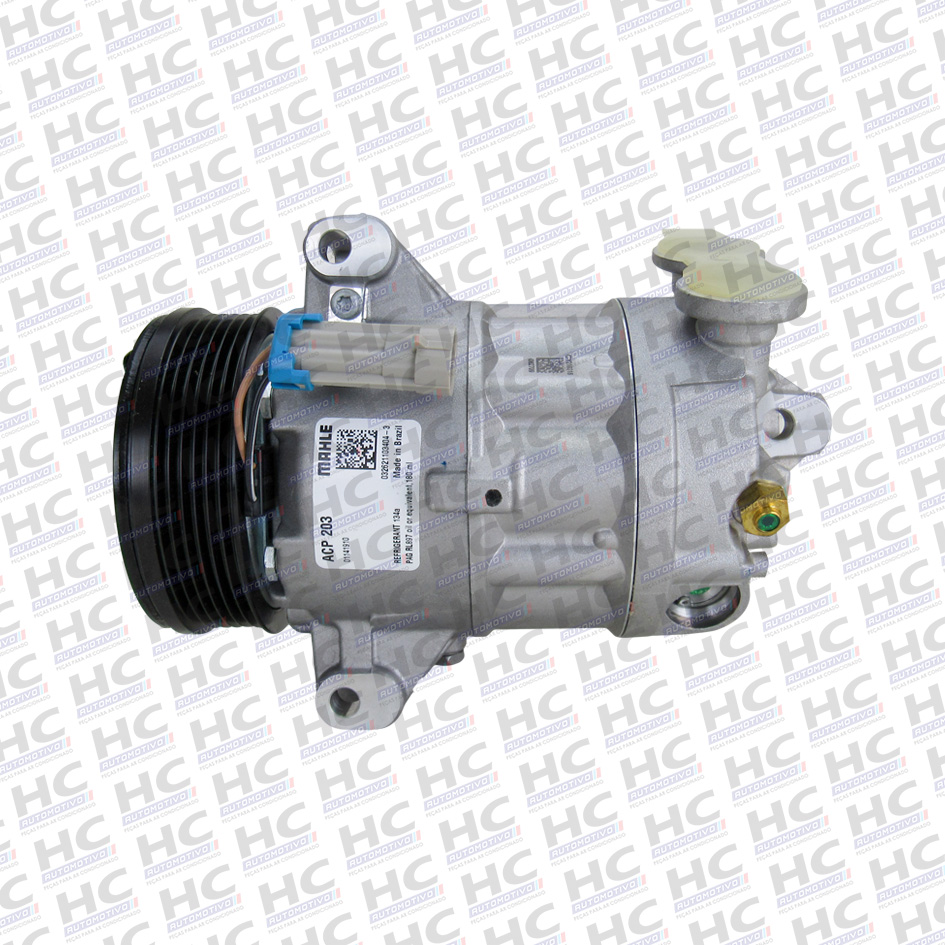 COMPRESSOR CVC POLIA 6PK 109MM 12V GM CHEVROLET S10 BLAZER 2.2 2.4 2.8 2000 - 2012 ORIGINAL MAHLE ACP203 93381793, 94763439, 93298740