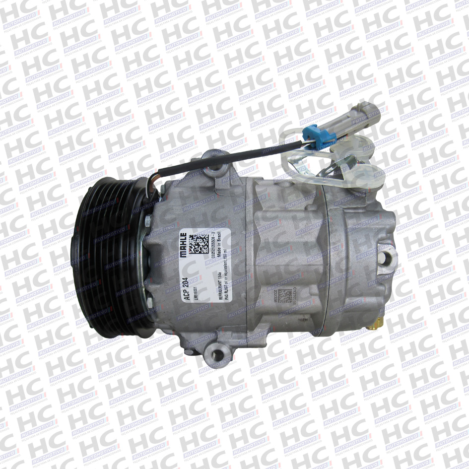 COMPRESSOR CVC POLIA 6PK 110MM GM CHEVROLET CELTA CORSA PRISMA 2002 - 2009 MAHLE ORIGINAL ACP204, 98899315