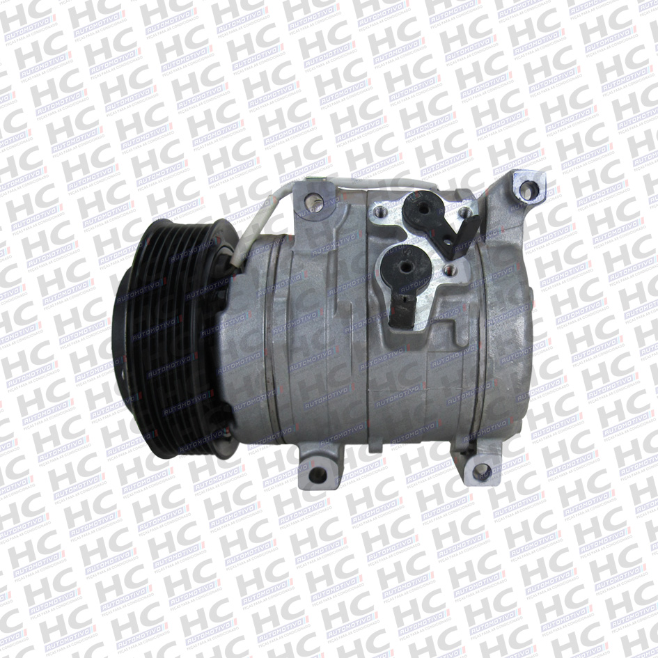 COMPRESSOR 10S15 POLIA 7PK 120MM 12V TOYOTA HILUX 2.7 FLEX 2011> SAÍDA LADO DIREITO ORIGINAL DENSO BC447260-8561RC