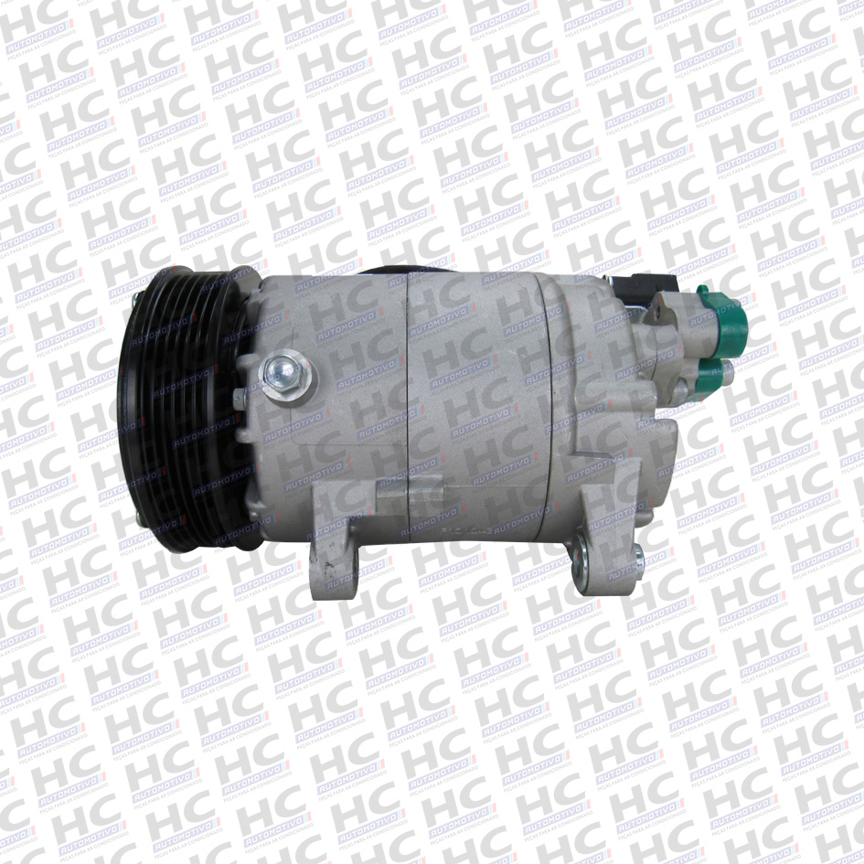 COMPRESSOR CVC POLIA 6PK 119MM 12V VW VOLKSWAGEN GOLF BORA NEW BEETLE 1.6 2.0 1999 -2012 AUDI A3 1.6 1999 - 2006 ORIGINAL DELPHI CS100063, 1JE820803