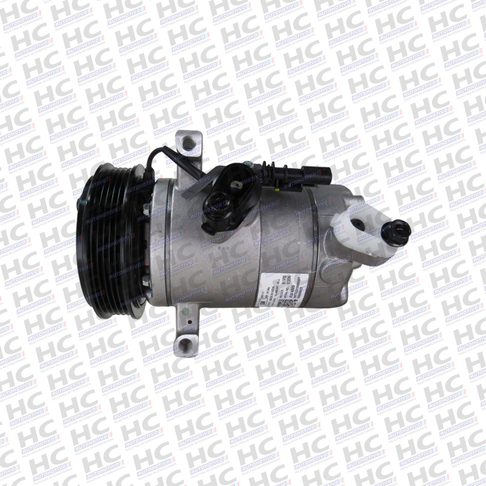 COMPRESOR HSR13 POLIA 5PK 117MM 12V GM CHEVROLET ONIX, ONIX PLUS 1.0 TURBO, TRACKER 1.2 2012> 650686025, 26297905 