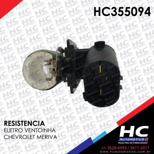 Resistência eletro ventoinha Chevrolet/ Meriva